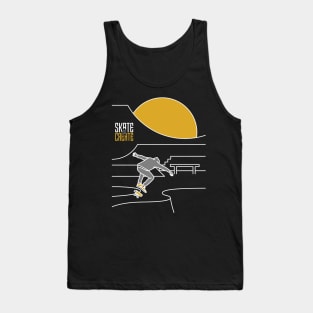 Skate to Create (Dark Color) Tank Top